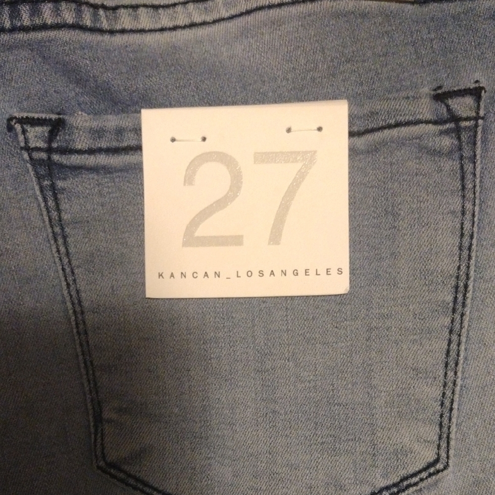 KanCan Blue Ankle Cropped Distressed Jeans​​ - Picture 7 of 7